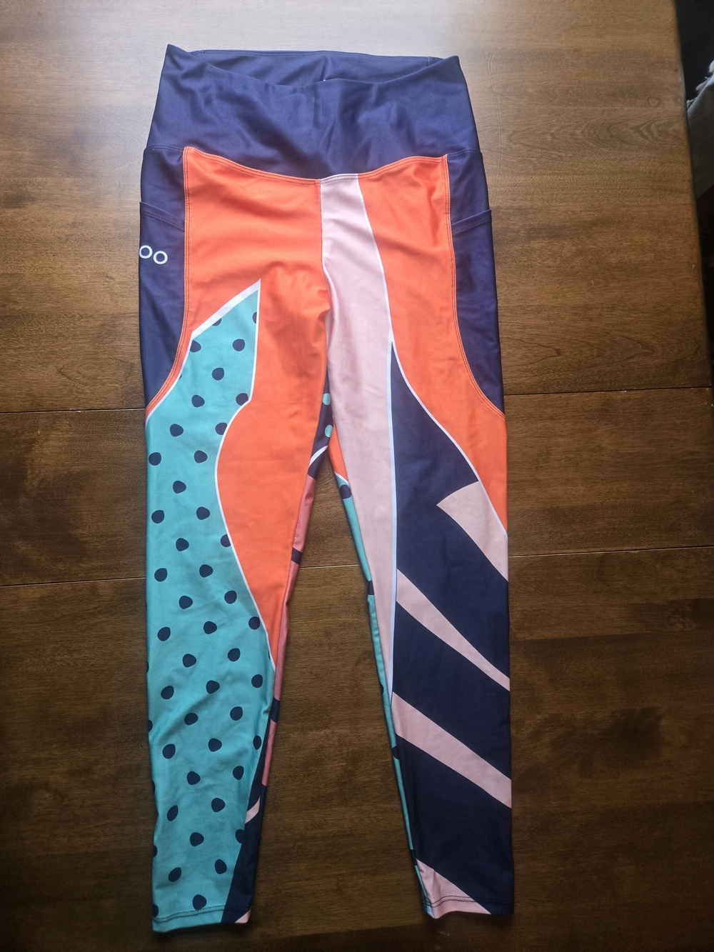 Loony Legs Compression Leggings XL Multicolor High Rise Workout Yoga Pants